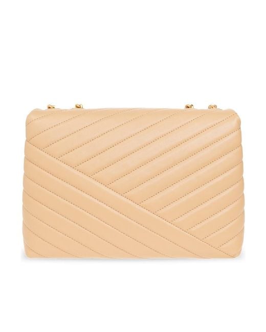 Tory Burch Natural Kira Foldover Convertible Shoulder Bag
