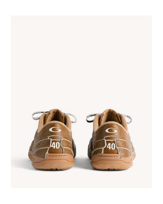 Balenciaga Brown Hamptons Medium Worn-Out Sneakers for men
