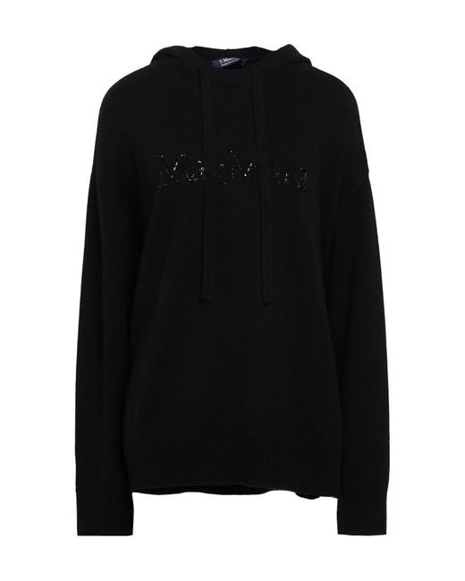 Max Mara Black Solid Color Jumpers