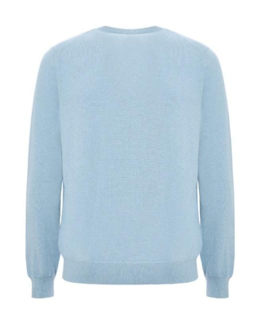 Malo Blue Sandro Crew Neck for men