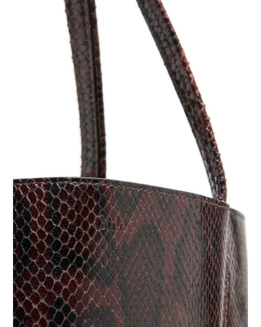 Chloé Brown Chloé Spin Medium Tote Bag