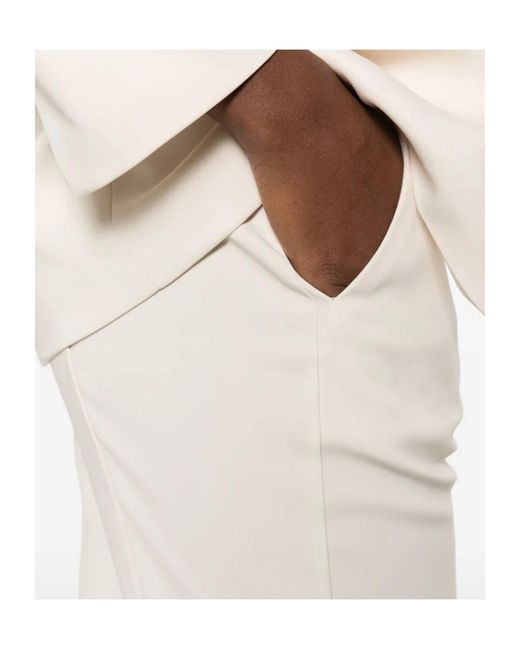 Patrizia Pepe White Soft Trousers