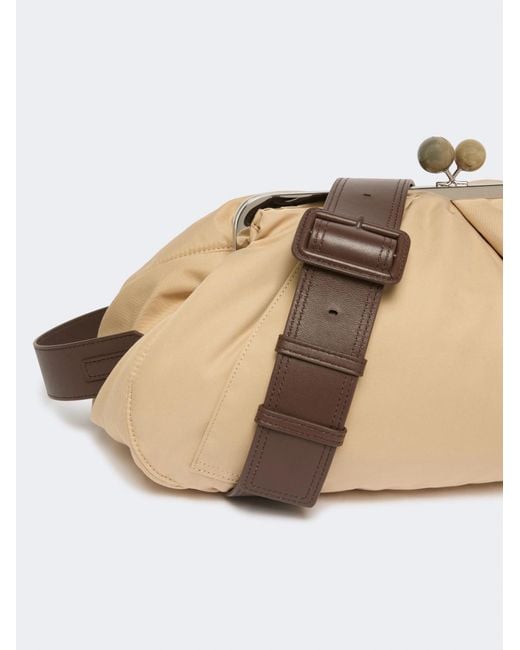 Weekend by Maxmara Natural Wkapio Extra-Large Padded Gabardine Pasticcino Bag