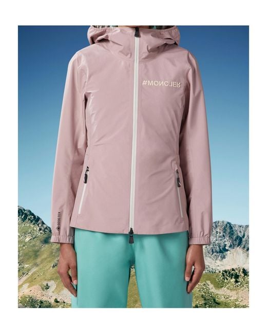 Moncler Pink Grenoble Valles Hooded Jacket