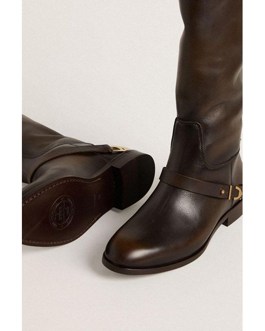 Golden Goose Deluxe Brand Brown Charlie Buckle-Detailed Boots