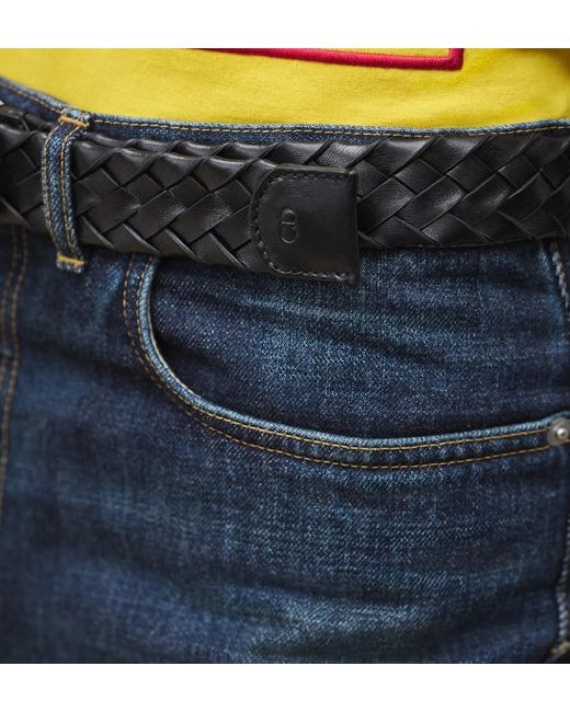 Dior Black Homme Cd Belt for men