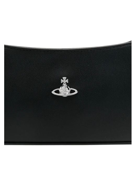 Vivienne Westwood Black Tasha Shoulder Phone Bag