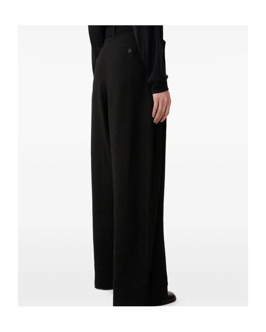 Studio Nicholson Black Belt Trousers