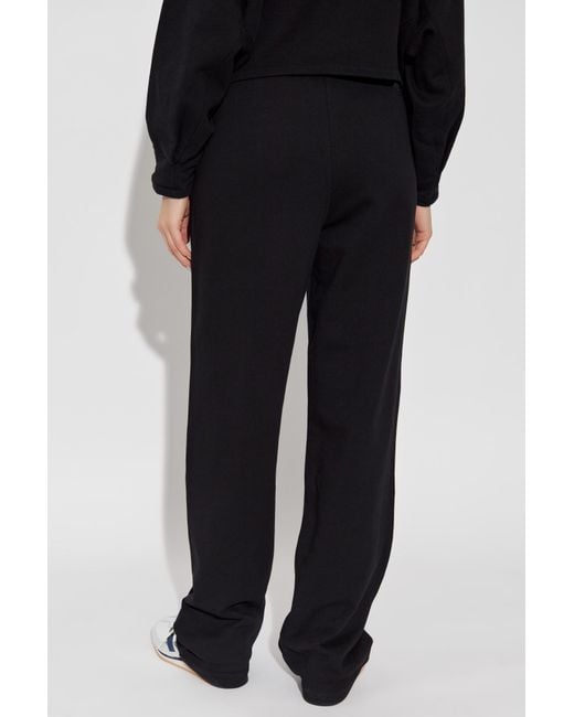 Emporio Armani Black Sweatpants With Logo