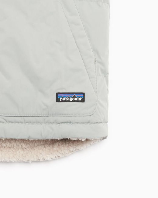 Patagonia Blue High-Necked Sleeveless Double-Sided Vest for men