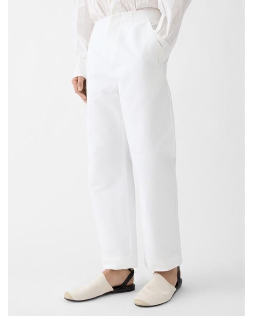 Jacquemus White Gardian Trousers for men