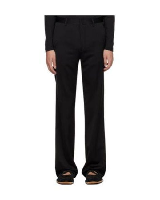 Dries Van Noten Black Multi-Pocket Casual Pants for men