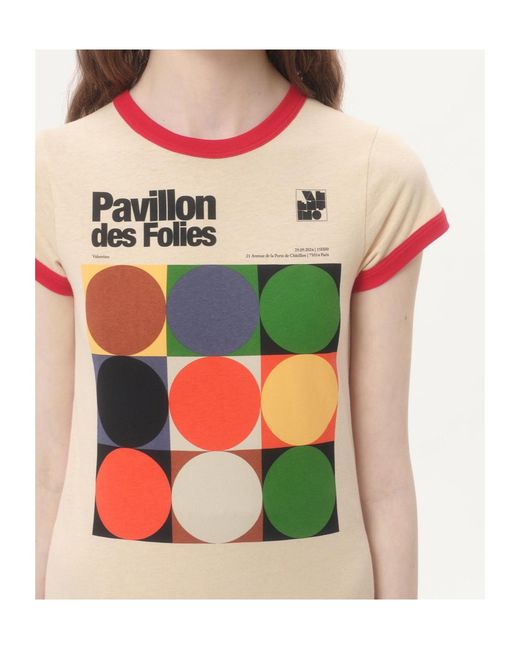 Valentino Pink Printed Cotton Jersey T-Shirt