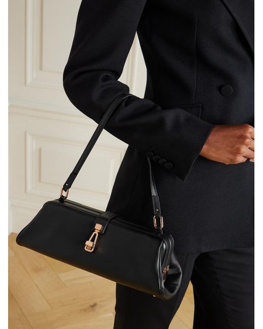 Gabriela Hearst Black Paola Clutch Bag