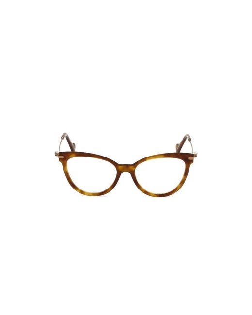 Moncler Metallic Eyewear Cat-Eye Optical Glasses