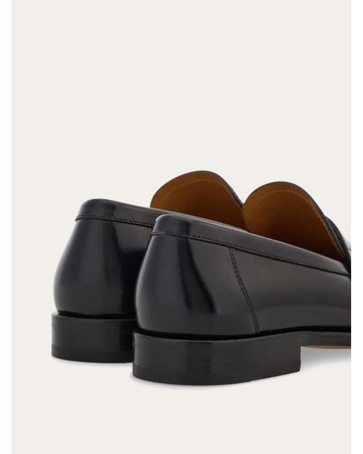 Ferragamo Black Penny Loafer for men