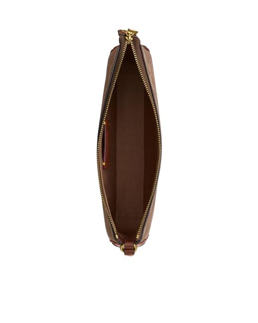 COACH Brown Plaza Shoulder Bag