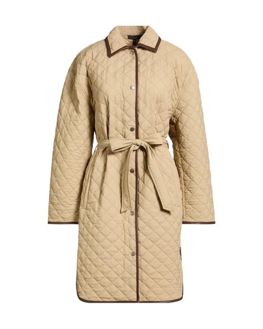 Rag & Bone Natural Lightweight Padded Long-Sleeve Coat