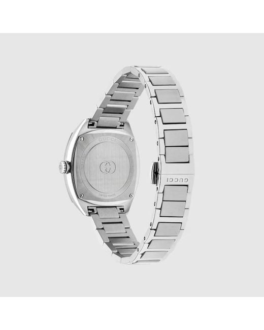 Gucci White Interlocking Watch, 29Mm