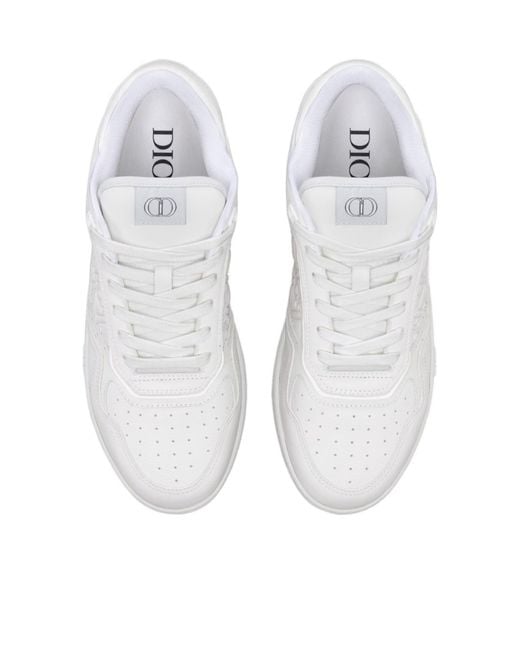 Dior White B27 Low-Top Sneaker for men