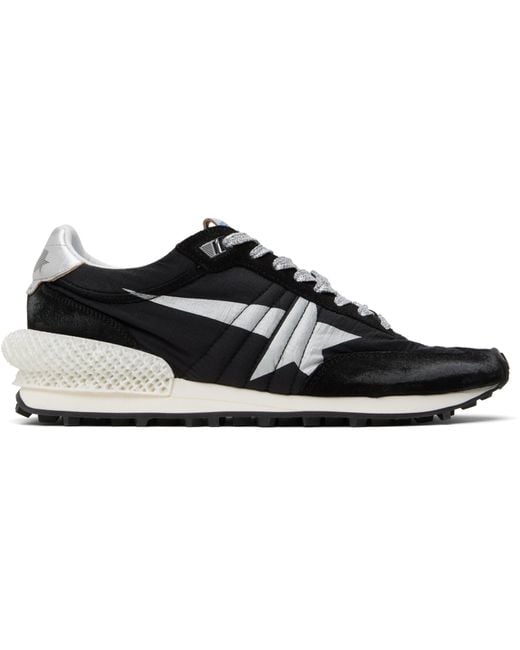 Golden Goose Deluxe Brand Black Running Marathon Lace-Up Sneakers for men