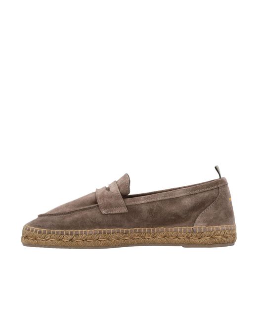 Castaner Brown Round Toe Casual Shoes for men