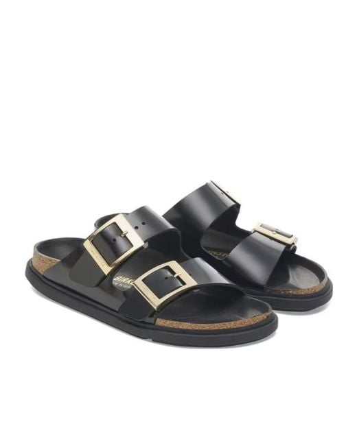 Birkenstock Black Arizona Buckle-Fastening Sandals