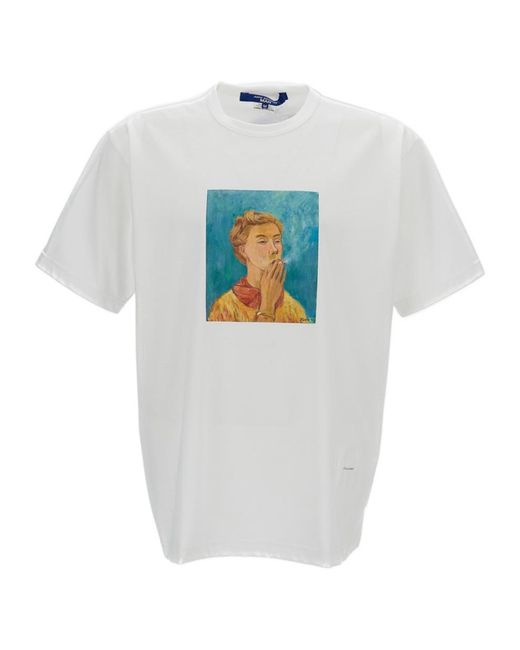 Junya Watanabe White Tove Jansson T-Shirt for men