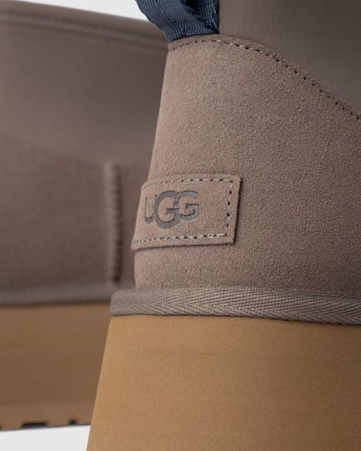 Ugg Brown Classic Mini Dipper Boots