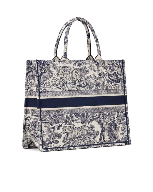 Dior Metallic Large Book Tote