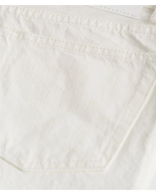 Totême  White Low Tapered Jeans
