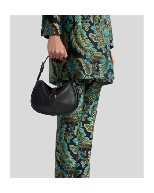 Etro Black Small Pony Bag