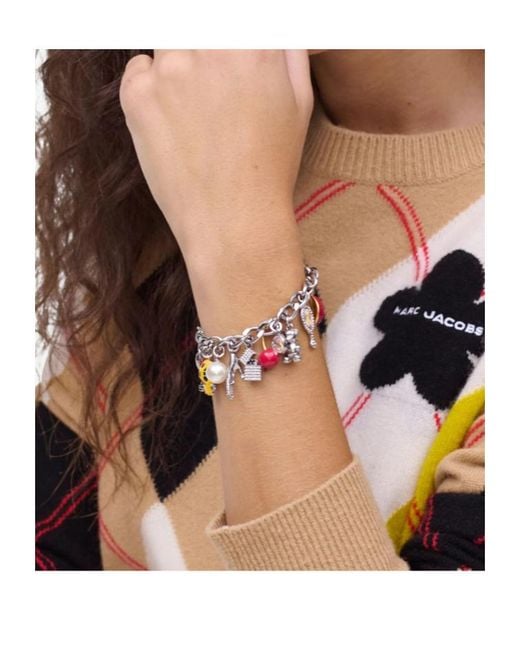 Marc Jacobs White The Trinket Charm Bracelet