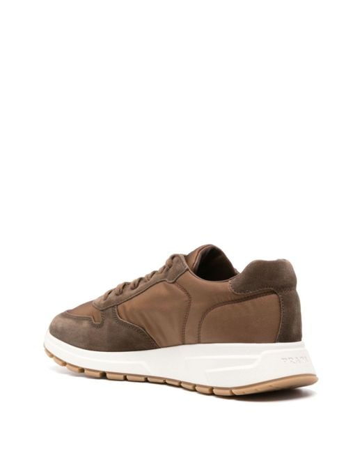 Prada Brown Prax 01 Sneakers for men