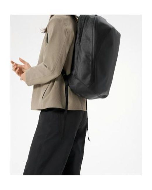 Veilance Black Anodic Backpack for men