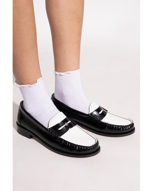 Furla Black Collage Colour-Block Loafers