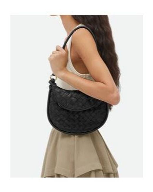 Bottega Veneta Black Gemelli Small Shoulder Bag