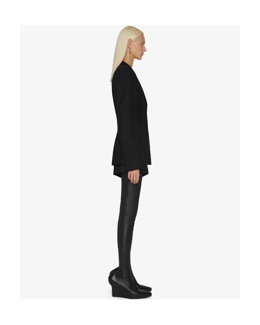 Givenchy Black Constrated Inserts Jacket