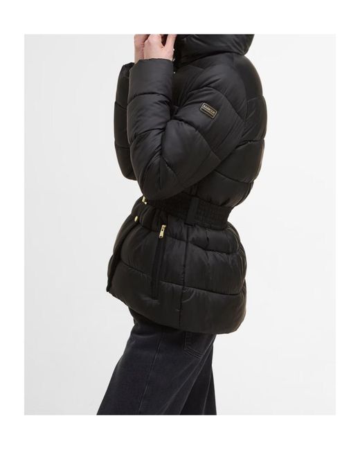 Barbour Black Hooded Cotton Jacket