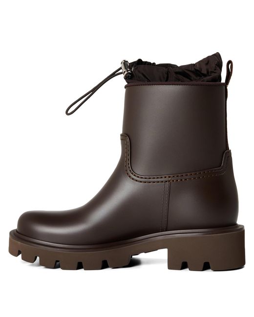 Moncler Brown Simple And Fashionable Ankle Boots