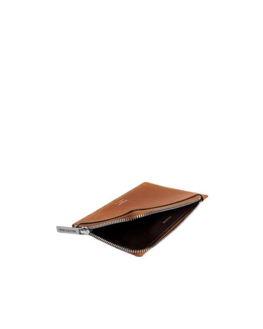 Balenciaga Brown Envelope Long Coin And Card Holder