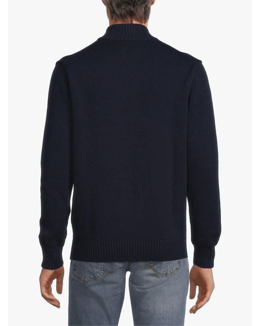 Polo Ralph Lauren Black Polo Pony-Embroidered Knitted Pullover for men