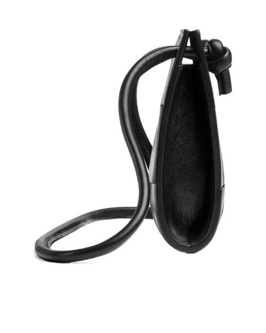 Bottega Veneta Black Mini Cassette Shoulder Bag