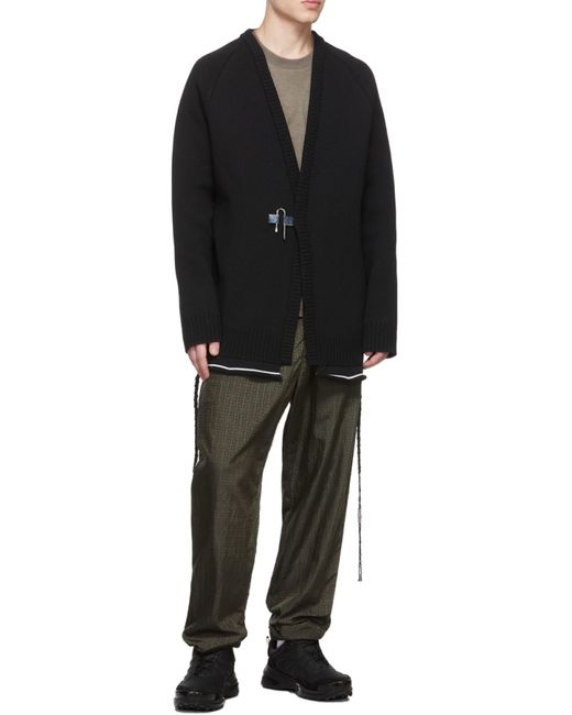 Givenchy Gray 4G Jacquard Track Pants for men