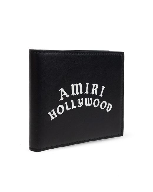 Amiri Black Hollywood Bi-Fold Wallet for men