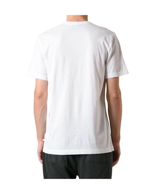 James Perse White Classic Crew Neck T-Shirt for men