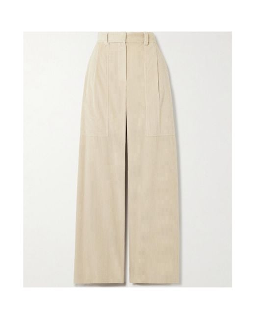 Brunello Cucinelli Natural Belt-Loop Casual Pants