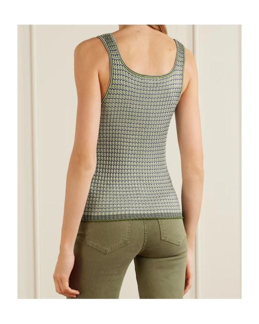 Veronica Beard Gray Sandra Knitted Tank
