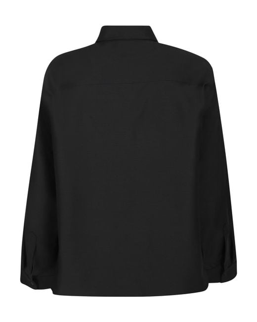 Costumein Black Richard Twill Overshirt Jacket for men