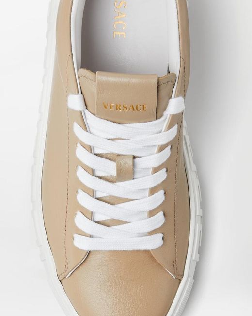 Versace Multicolor Greca Leather Sneakers
